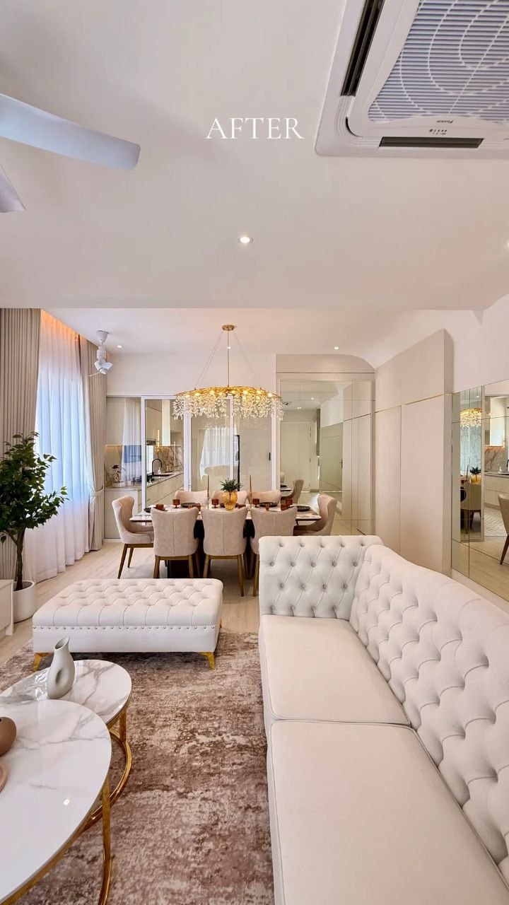 Tiara Sendayan — Classic glam · Living & Dining
